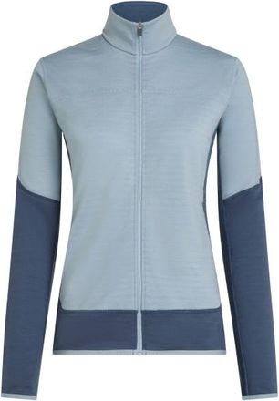 Icebreaker Merino 300 Realfleece Desc L/S Zip Merinojacke f&uuml;r Damen | grau