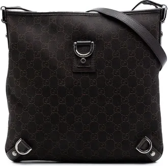 Gucci Pre-owned Gucci GG Denim Abbey D Ring Crossbody Unisex N3ABQGE5FYRMB7P8
