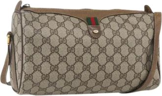 Gucci Pre-owned Cross Body Bags, female, Beige, Size: ONE SIZE Pre-owned Plastic Cross Body Bag