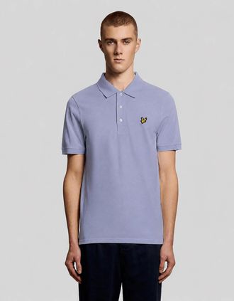 Lyle & Scott Lyle And Scott Mens Cotton Polo Shirt - Purple - Size: 34
