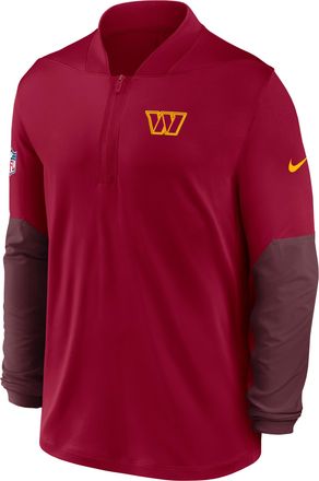 Nike Washington Commanders Feel The Pressure Nike Mens Dri-FIT NFL 1/2-Zip Top in Red | 03BA0DGB9E-RZB