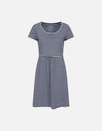 Mountain Warehouse Womens Mountain Warehouse Womens/Ladies Essentials Lora Stripe Skater Dress - Blue - Size: 10