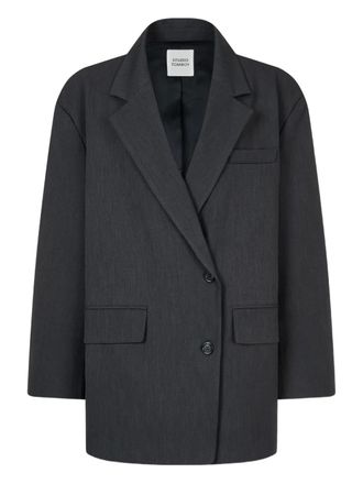 STUDIO TOMBOY Blazer met enkele rij knopen - Grijs