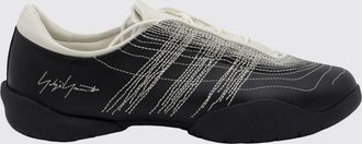 Yohji Yamamoto Sneakers Regu in pelle liscia con cuciture a contrasto e logo ricamato