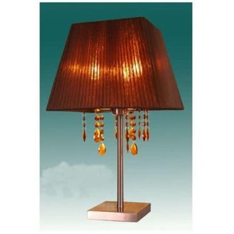Fabrilamp Sobremesa Ol&iacute;mpia Cuadrado 3xe14 L.33xan.33xal.57cm Marron/cobre