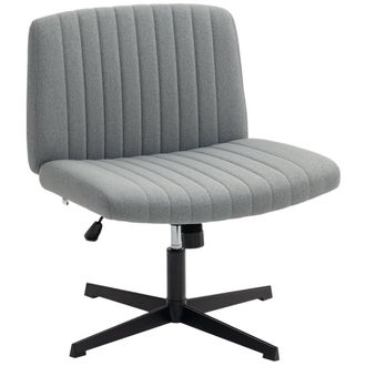 HOMCOM Silla de oficina 61x64x86 cm gris