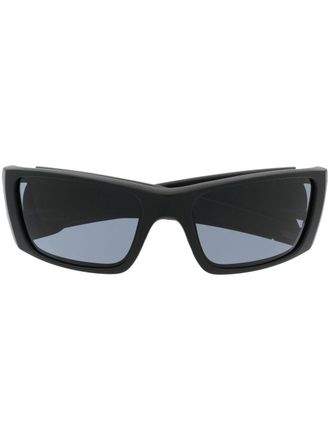 Oakley Occhiali da sole con placca logo - Nero