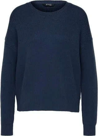 Stoic Heavy MerinoKnit MMXX.Rutvik Sweater Merinopullover f&uuml;r Damen | blau