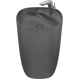 Roca Lavabo Totem De Fineceramic Beyond Roca Color: Onix