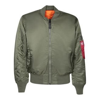 Alpha Industries Hombre, Chaquetas, Verde, Talla: S
