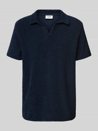 Joop JOOP! Jeans Regular Fit Poloshirt mit V-Ausschnitt Modell Antal in Marine, Gr&ouml;&szlig;e S