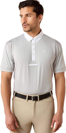 Ariat Mens TEK Show Shirt in Show Grey, Size X-Small, by Ariat