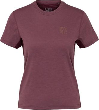 Stoic MerinoMesh150 SadjemSt. T-Shirt Merinoshirt f&uuml;r Damen | lila