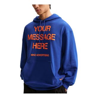Nike Sportswear Fleece Hoodie Old Royal Safety Orange IO1649-417