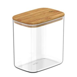 Ou Clear Stackable Airtight Food Storage Container with Wood Lid at Nordstrom