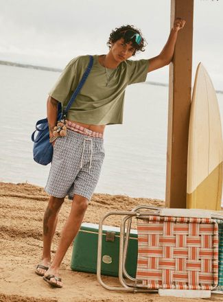 Djab Mens Woven check short