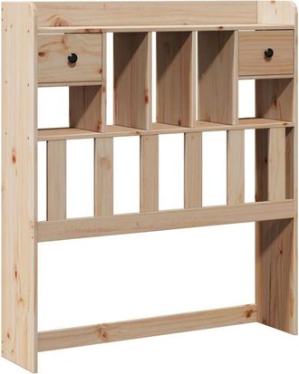 vidaXL Cabecero de cama con almacenaje madera maciza de pino 75 cm Vidaxl