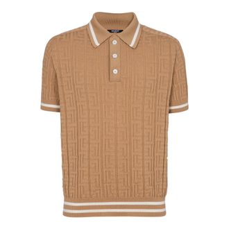 Balmain Hombre, Camisetas, Beige, Talla: S