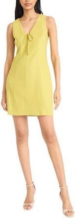 Maggy London Sleeveless Linen Blend Sheath Dress in Green Peridot at Nordstrom Rack, Size 10