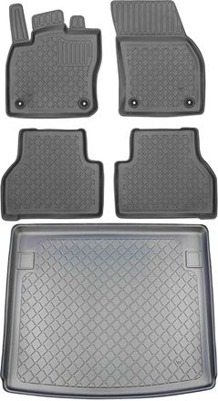 OEM Set Volkswagen Caddy Iv Kombivan De Noviembre De 2020 - Alfombrillas + Alfombrilla De Maletero