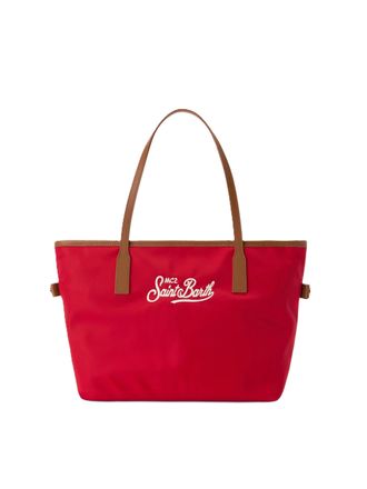 MC2 Saint Barth Compact Nylon Shoulder Bag with Adjustable Handles