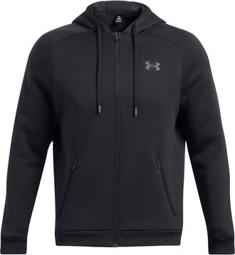 Under Armour Mens Fleece Pro Full Zip Hoodie Black S