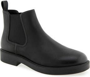 Aerosoles Poshan Chelsea Boot in Black Faux Leather at Nordstrom Rack, Size 6.5