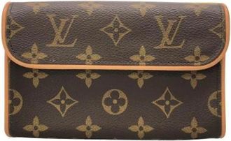 Louis Vuitton Pre-owned Pochette Florentine Monogram Heuptas - Dames - Vintage Heuptassen - Bruin - ONE Size - Vintage