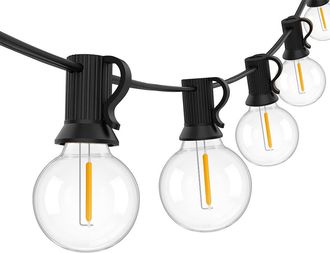 OEM Guirnalda De Luces Led Para Exteriores, 7,6 M, Bombillas Led G40 Para Exteriores, Resistente Al Agua, Ideal Para Patios, Bodas Y Navidad
