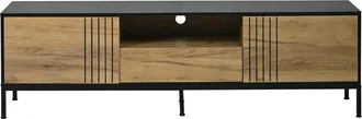 Urban Meuble Mueble TV efecto roble con 2 puertas y 1 caj&oacute;n, 170x35x50 cm