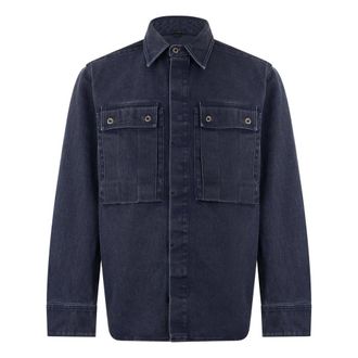Diesel Denim Shirts, male, Blue, Size: 2XL Classic Denim Jacket