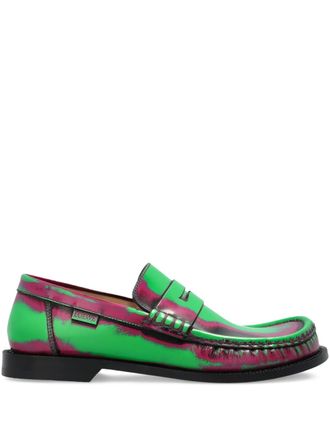 Loewe Campo loafers - women - CALFSKIN/Calf Leather/Rubber - 36 - Green
