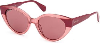 Max & Co. MO0039 72S Womens Sunglasses Pink Size 54