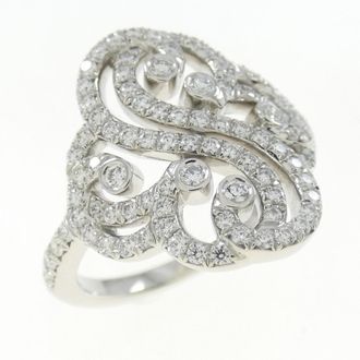 Tiffany & Co. Heart Platinum Band Ring (Pre-Owned)