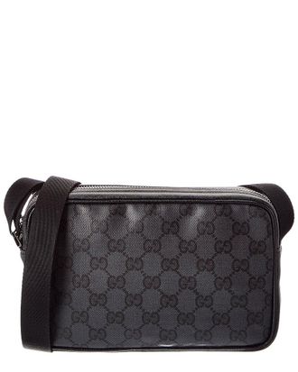 Gucci Essence Classic Gg Coated Canvas & Leather Mini Bag