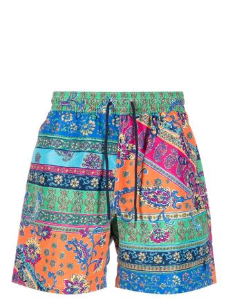 Polo Ralph Lauren paisley-print swim shorts - Blue