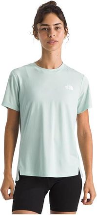 The North Face Flex Short Sleeve Regular T-Shirts Womens Clothing Opal Frost : XL, Polyester