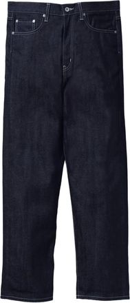 Neighborhood Jeans con applicazione logo - Blu