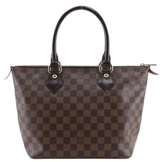 Louis Vuitton Pre-owned Saleya PM Damier Handtas - Dames - Pre-owned - Bruin - Maat: ONE Size