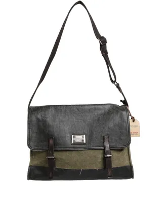 Dolce & Gabbana Military Green Two Tone Messenger Shoulder Borse Men Mens Bag