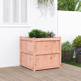 vidaXL Jardinera De Madera Maciza Douglas 70x70x70 Cm Vidaxl