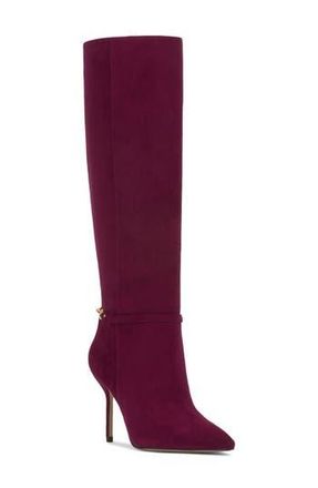 Vince Camuto Mirtha Pointed Toe Knee High Boot in Light Wineberry at Nordstrom Rack, Size 8 Regular Calf