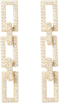 Nickho Rey Block Link Earrings in White/gold at Nordstrom