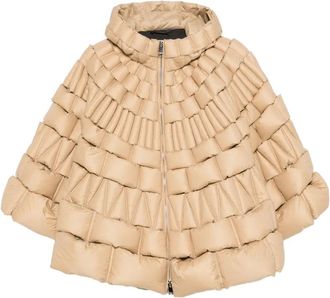 RAXXY Mantella trapuntata con cappuccio - Marrone