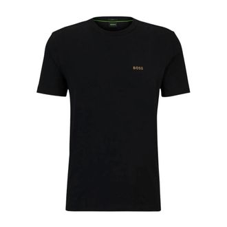 HUGO BOSS Hombre, Camisetas, Negro, Talla: L