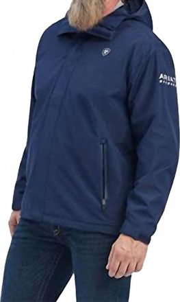 Ariat Mens Rebar Stormshell Waterproof Jacket In Navy