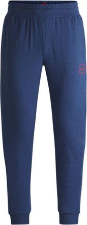 HUGO BOSS Stretch-cotton tracksuit bottoms with logo print