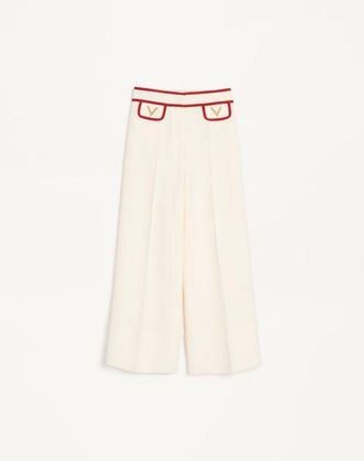 Valentino Crepe Couture Trousers Wo