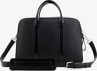 Tom Ford Mens Leather Work Bag Black Laptop & Briefcases