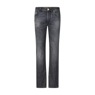 Jacob Cohen Jeans, Heren, Grijs, W33, Katoen, Slim Fit Jeans Limited Edition
